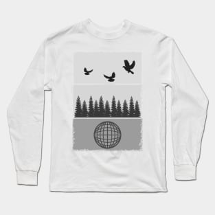 Environmental protection landscpae Long Sleeve T-Shirt